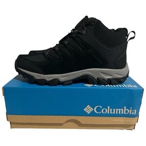 Columbia Buxton Peak Mid Waterproof Boots Mens 11 Rain Snow Black Walking Hiking